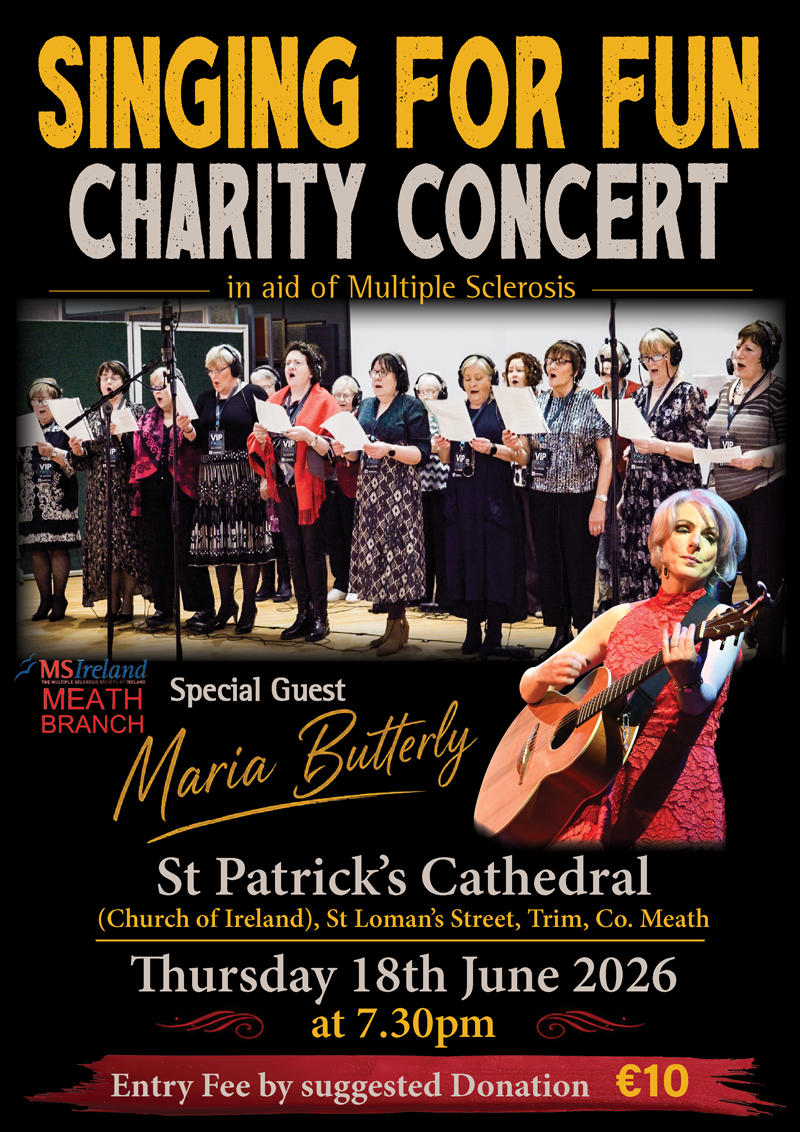 Singing For Fun concert flyer